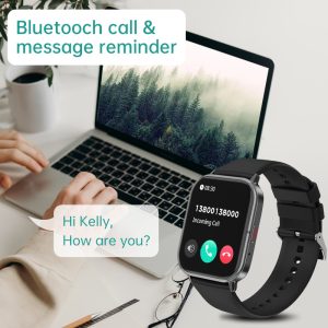 T19F Bluetooth Phone Watch 1.83" Real-time Heart Rate Blood Oxygen Sleep Sports Smart Watch