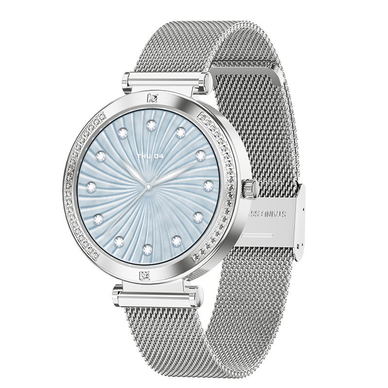 Bluetooth Women's Watch T64 Heart Rate Blood Oxygen Monitor 100+ Customized Watch Face Smart Watch - Image 3